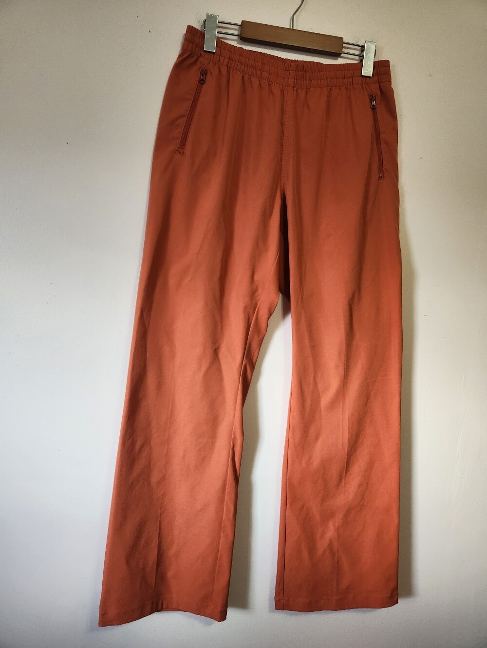 Outdoor Voices Rectrek Pants Burnt Orange Rust Straight Leg Size M EUC